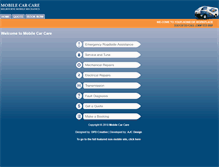 Tablet Screenshot of mobilecarcare.com.au